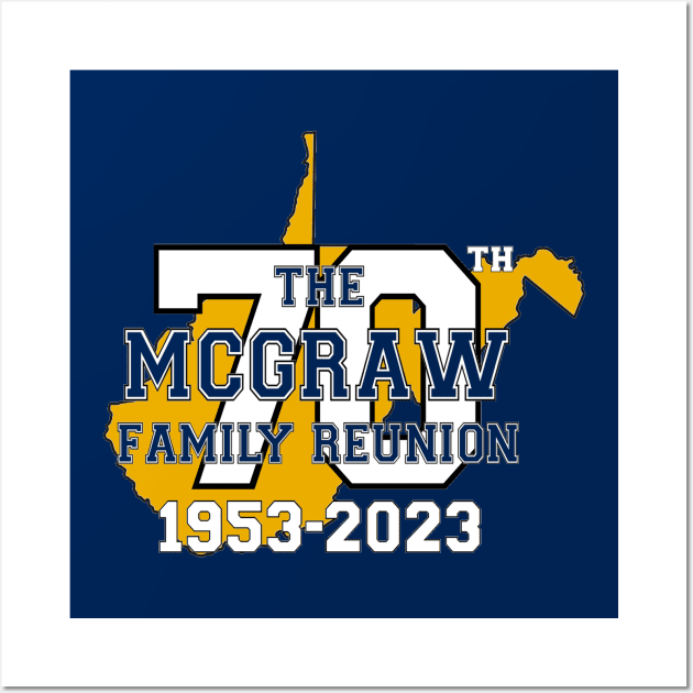 70th McGraw Reunion Logo Wall Art by Kerns Grocery